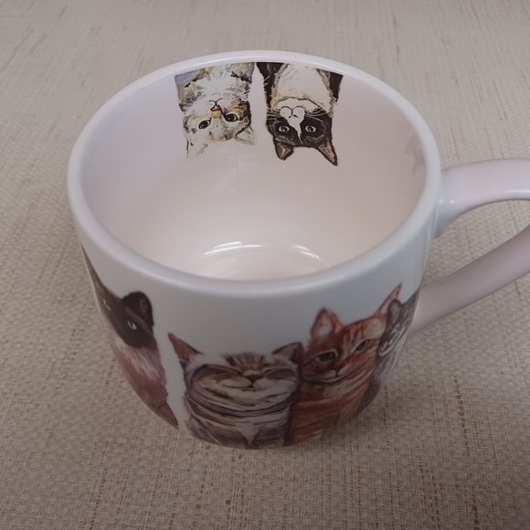 Cat Coffee Mug Calico Tabby Siamese Tuxedo Cathy Wooten - Picture 7 of 9